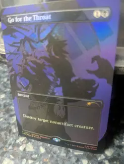 Go for the Throat [Standard Showdown Promos] Magic MTG Foil. New - Image 1