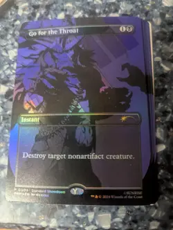 Go for the Throat [Standard Showdown Promos] Magic MTG Foil. New - Image 2