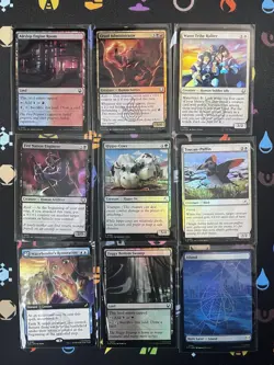 MTG Avatar The Last Airbender Holo Lot Of 7 (+ Nonfoil Rare And Spider-Man Land) - Image 1