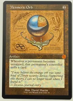 Mesmeric Orb Schematic The Brothers' War: Retro Frame Artifacts Regular MINT - Image 1