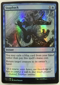 Snapback Time Spiral: Remastered NM/MINT Unplayed MTG Magic: The Gathering - Image 1