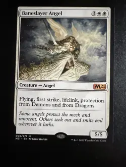 MTG - NM - Baneslayer Angel - Core Set 2021 - Image 1
