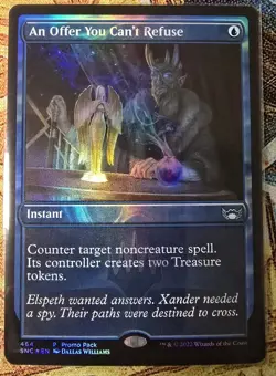 An Offer You Can't Refuse, Streets Of New Capenna, Foil Promo, MTG, #464, NM++ - Image 1