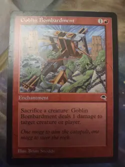 Goblin Bombardment Tempest Regular Fresh Out of The Pack MTG - Image 1