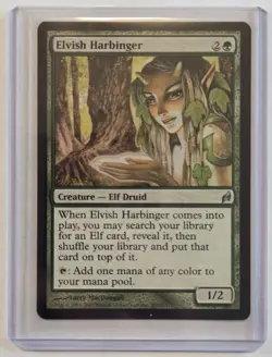 MTG Elvish Harbinger Regular Lorwyn Magic the Gathering Uncommon Green Creature - Image 3