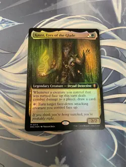 MTG - KAUST EYES OF THE GLADE - MYTHIC - FOIL - EXTENDED ART - NM - MKM - Image 1