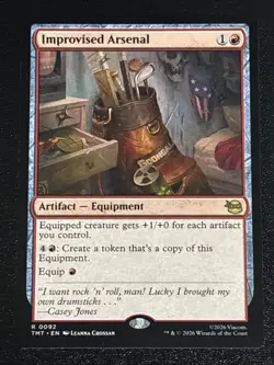 MTG Teenage Mutant Ninja Turtles Improvised Arsenal 0092 NM Rare - Image 1