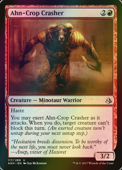 MTG Ahn-Crop Crasher Foil ** Amonkhet ** English (NM) - Image 1