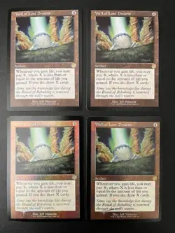 MTG- Well of Lost Dreams x4 - Brother's War Retro (2 are FOIL) - Image 1