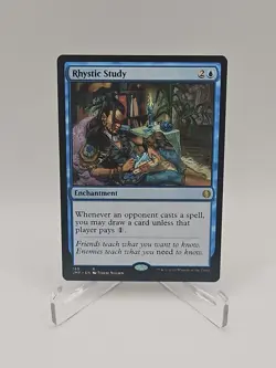 MTG Rhystic Study Jumpstart Regular Rare NM 169 Magic The Gathering - Image 1