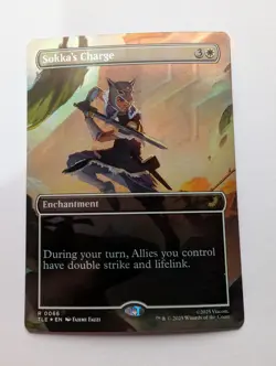 Sokka's Charge - Avatar: The Last Airbender TLE - Borderless Foil - (0066) - NM - Image 1