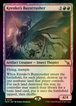 MTG Krenko's Buzzcrusher Stamped Foil ** pmkm ** En (NM) - Image 1
