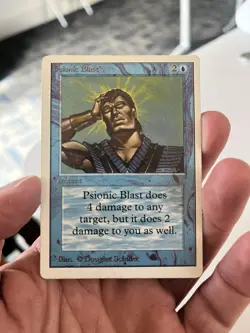 Psionic Blast Unlimited Edition Magic: The Gathering Vintage - Image 3