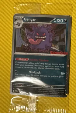 Pokemon GameStop Stamped Exclusive Gengar Promo Sealed 050/088 - Image 1