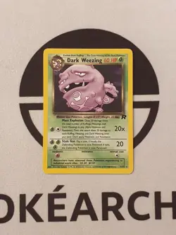 Pokemon Karte Dunkles Smogmog 31/82 Team Rocket Set Pokemon Dark Weezing - Image 1