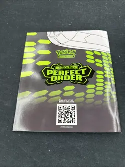 Pokemon TCG Mega Evolutions Perfect Order ETB Player's Guide Only - Image 3