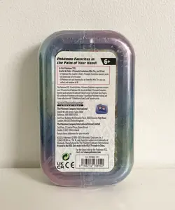 Pokemon TCG Scarlet & Violet Prismatic Evolutions Mini Tin - Glaceon New Sealed - Image 2