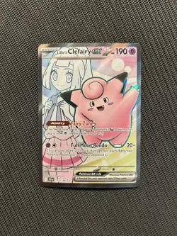 Pokemon TCG Lillie's Clefairy ex 173/159! NM Condition! See Description! - Image 1