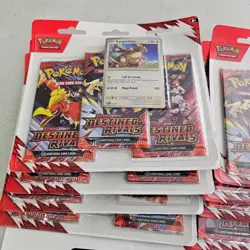 Lot of 8 Pokemon Destined Rivals 3 Pack Blister Kangaskhan & Zebstrika 24 packs - Image 2