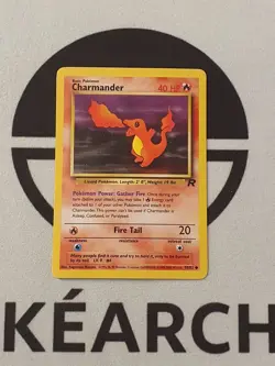 Pokemon Karte Glumanda 50/82 Team Rocket Set Pokemon Charmander - Image 1