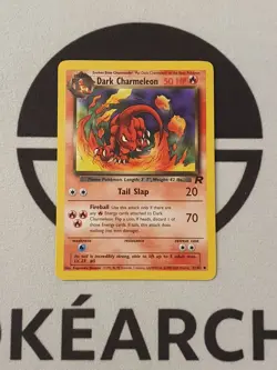 Pokemon Karte Dunkles Glutexo 32/82 Team Rocket Set Pokemon Dark Charmeleon - Image 1