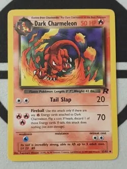 Pokemon Karte Dunkles Glutexo 32/82 Team Rocket Set Pokemon Dark Charmeleon - Image 2