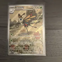 Pokemon Beautifly ASC 219/217 Full Art Holo Stage 2 Hero English Card - Image 1