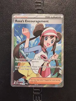 Pokemon TCG Perfect Order - Rosa’s Encouragement 114/088 Full Art NM Pack Fresh - Image 1
