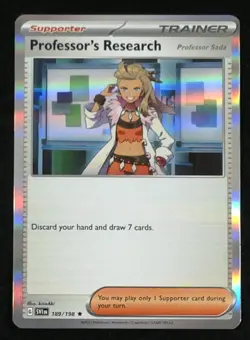 SV01: Scarlet & Violet Base Set Professor's Research #189/198 POKEMON Rare - Image 1