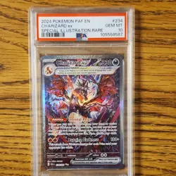 Pokemon Charizard ex 234/091 SV: Paldean Fates Special Illustration Rare PSA 10 - Image 1
