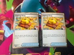 2X Cosmo Holi Pokemon Fighting Gong 116/132 Prize Pack Series 8 - NM - Image 1