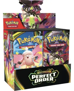 Pokemon Mega Evolution Perfect Order Booster Box Sealed (Ships on or near 3-27) - Image 1