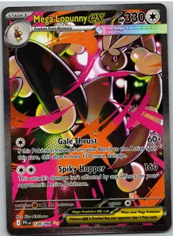 Mega Lopunny ex 128/094 Special Illustration Rare Phantasmal Flames Pokemon NM - Image 1