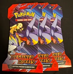 (HEAVY)🔥 32.70g Pokemon TCG Destined Rivals Sleeved Booster Pack Factory Sealed - Image 1