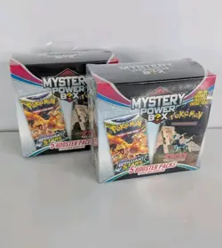 2x Pokemon Mystery Power Box Chase Pack Seeded 1:10 10 Booster Packs Total! NEW! - Image 1