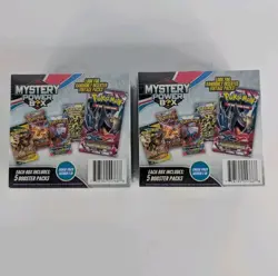 2x Pokemon Mystery Power Box Chase Pack Seeded 1:10 10 Booster Packs Total! NEW! - Image 3