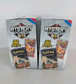 2x Pokemon Mystery Power Box Chase Pack Seeded 1:10 10 Booster Packs Total! NEW! - Image 4
