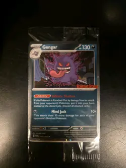 Gengar 050/088 Gamestop STAMPED - Perfect Order GAME STOP PROMO SEALED!!! - Image 1