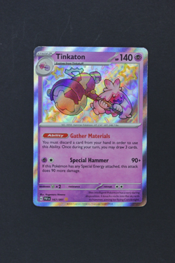 Tinkaton 167/091 Paldean Fates Pokemon TCG Holo Shiny Rare - Image 1