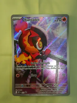 Charcadet 022 ETB Black Star Promo - Pokemon TCG Phantasmal Flames - NM Fresh - Image 1