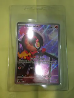 Charcadet 022 ETB Black Star Promo - Pokemon TCG Phantasmal Flames - NM Fresh - Image 5