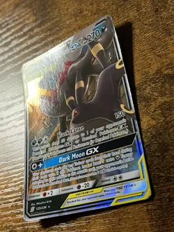 Umbreon Darkrai GX 125/236 Holo Sun Moon Unified Minds Holo Pokemon Creased - Image 2