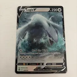 Pokemon TCG Lugia V Silver Tempest 138/195 Holo Ultra Rare LP - Image 1
