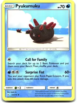 Pokemon Pyukumuku - 53/214 - Uncommon Unbroken Bonds - Image 1
