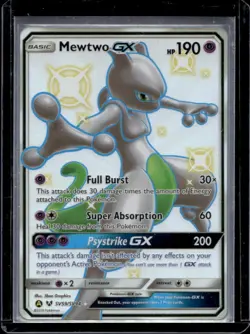 2019 Pokemon SM Hidden Fates Mewtwo GX #SV59/SV94 - Image 1