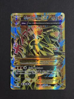 Pokemon Primal Groudon EX Full Art 97/98 XY - Ancient Origins Holo (MP) - Image 1