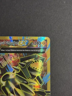 Pokemon Primal Groudon EX Full Art 97/98 XY - Ancient Origins Holo (MP) - Image 4
