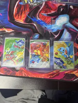 Pokemon TCG First Partner Illustration Collection Series 1 Kanto GEN 1 Starters - Image 1