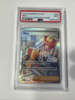 Mela Pokemon Paradox Rift PAR EN 254/182 Special Illustration Rare PSA 9 MINT - Image 1