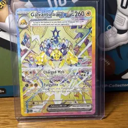 Pokemon Galvantula EX Special Illustration Rare Full Art Holo Sv07 168/142 - Image 1